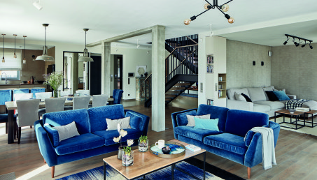 Subtelność betonu - dom w stylu loftowym