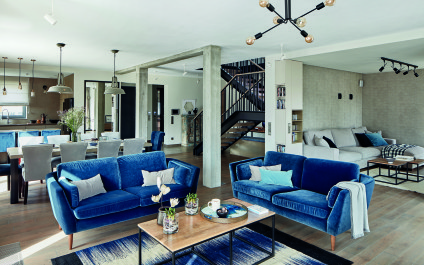 Subtelność betonu - dom w stylu loftowym