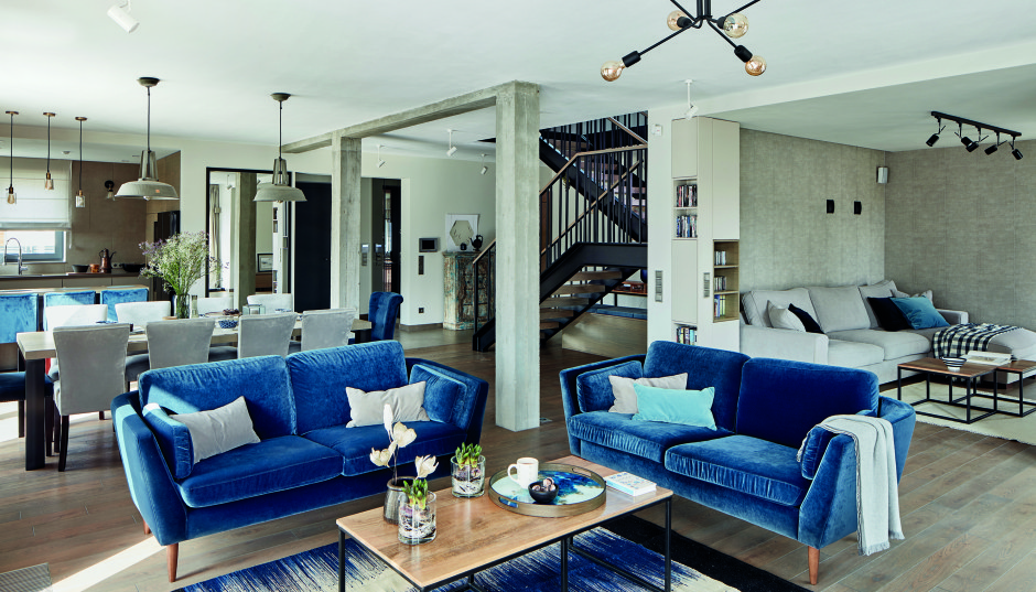 Subtelność betonu - dom w stylu loftowym