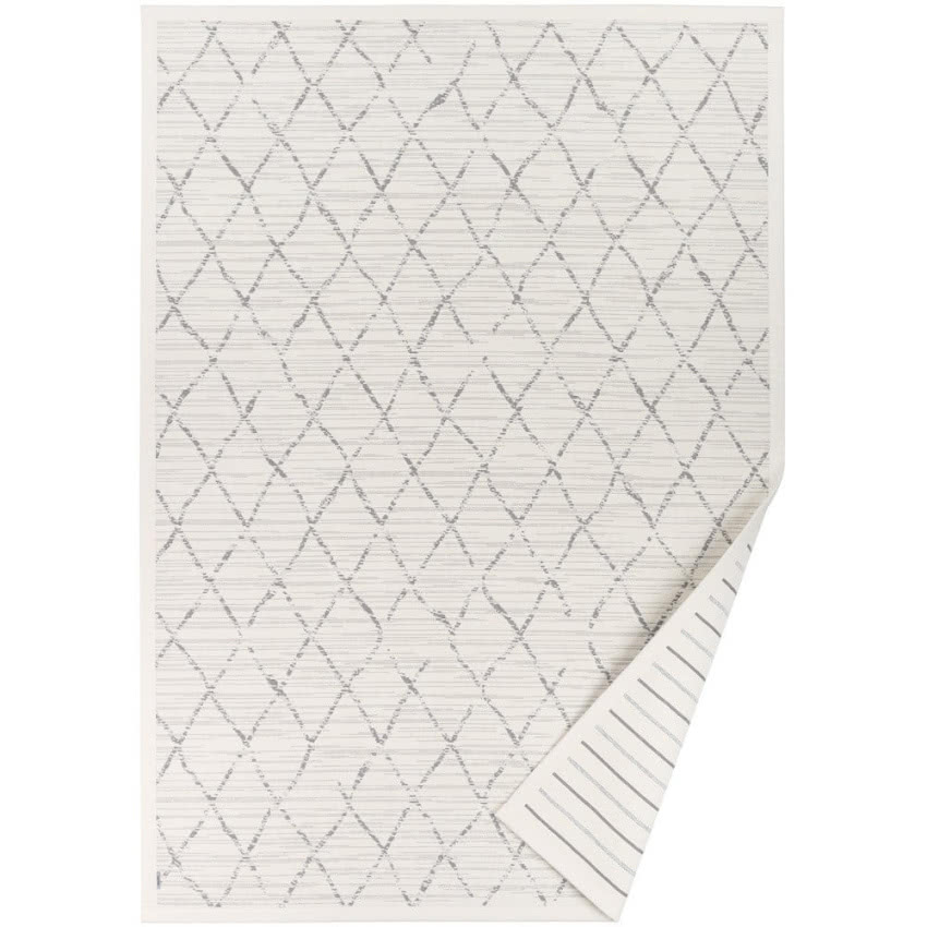 Biały dywan dwustronny Narma Vao, 70x140 cm,...