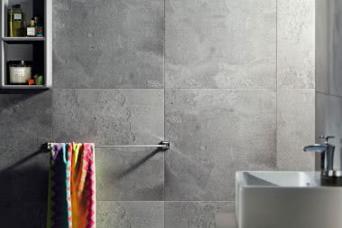 Beton w łazience, czyli industrialne wnętrze