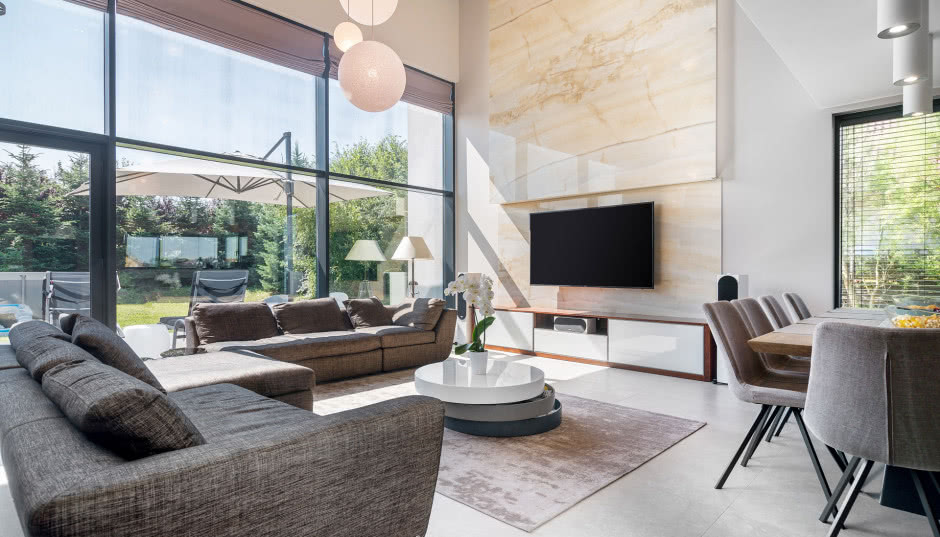 Dom światłem malowany - elegancka willa pod Wrocławiem