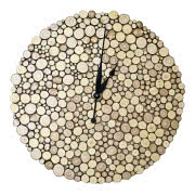 Ribbonwood
Zegar z drewna bukowego, śr. 51,4...