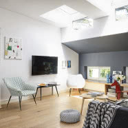 Słoneczne mieszkanie na poddaszu kamienicy