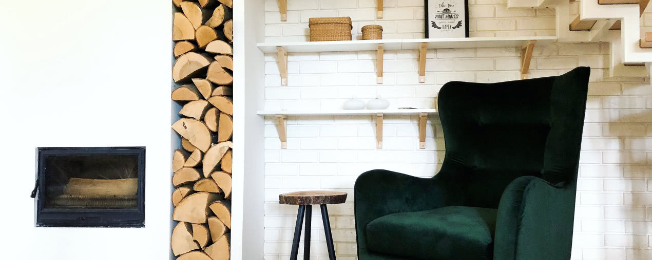 Skandynawski domek na obrzeżach Warszawy