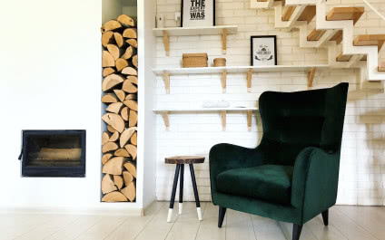 Skandynawski domek na obrzeżach Warszawy