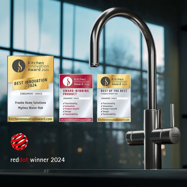 Jedna bateria, wiele możliwości - sprawdź, co oferuje Franke Mythos Water Hub!