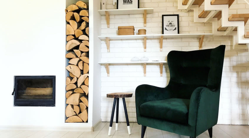 Skandynawski domek na obrzeżach Warszawy