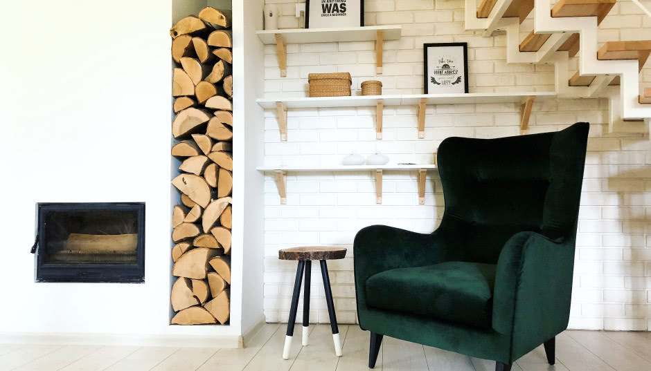 Skandynawski domek na obrzeżach Warszawy