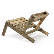 Żyrandol z drewna paletowego i trzonków od...