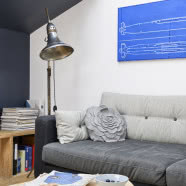 Słoneczne mieszkanie na poddaszu kamienicy