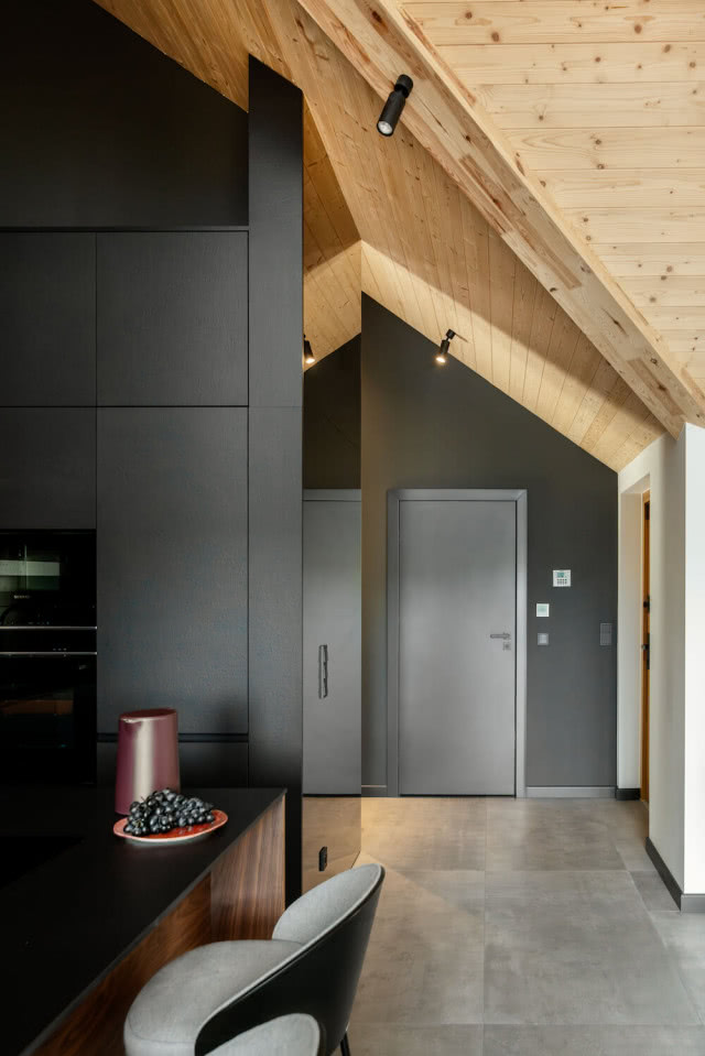 Fronty mebli z czarnego spieku kwarcowego