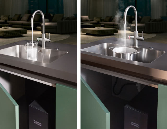 Jedna bateria, wiele możliwości - sprawdź, co oferuje Franke Mythos Water Hub!