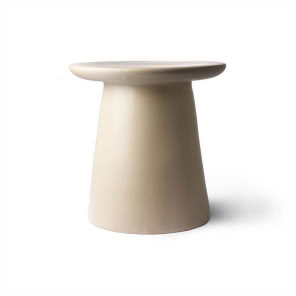 STOLIK GLINIANY BEŻOWY, HKliving, 9design.pl, 1599 zł/szt.