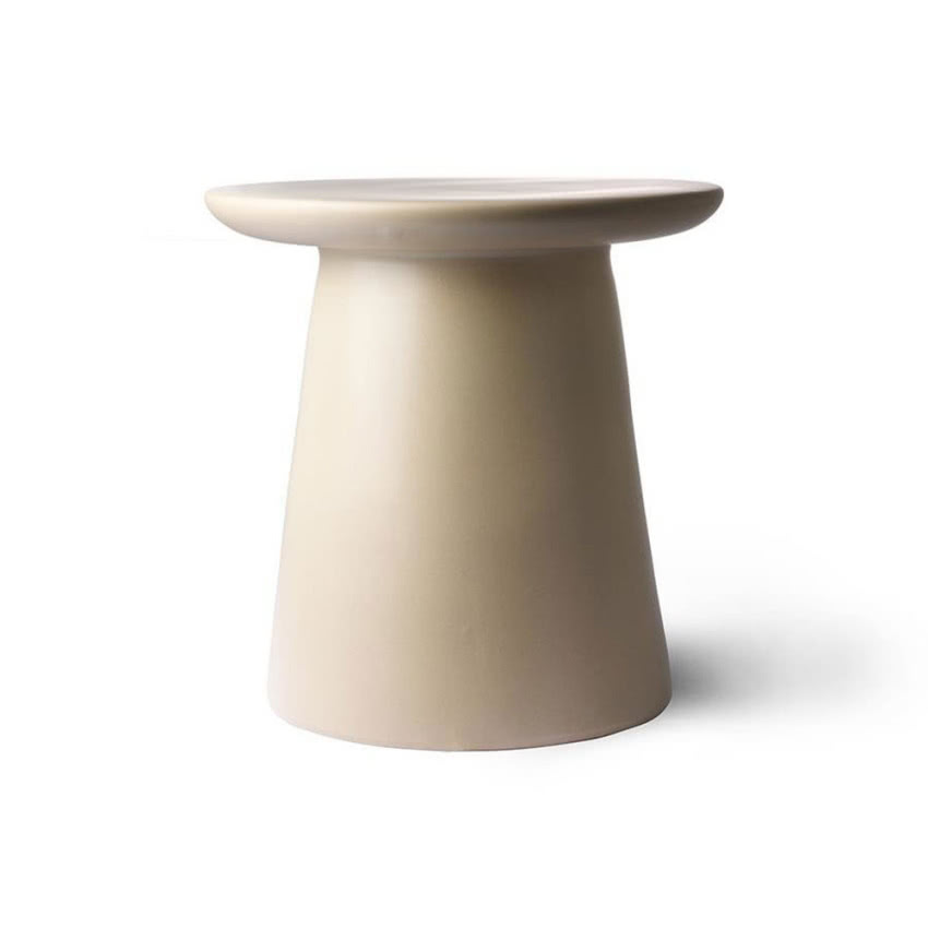 STOLIK GLINIANY BEŻOWY, HKliving, 9design.pl,...