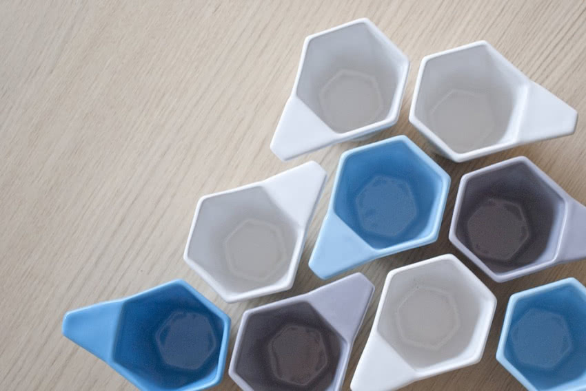 Kubki Modern duetu projektowego Kabo&Pydo...