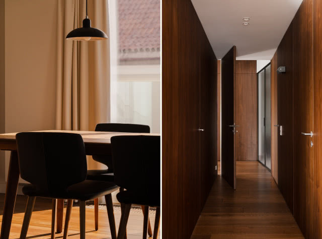 Beż i drewno w mieszkaniu