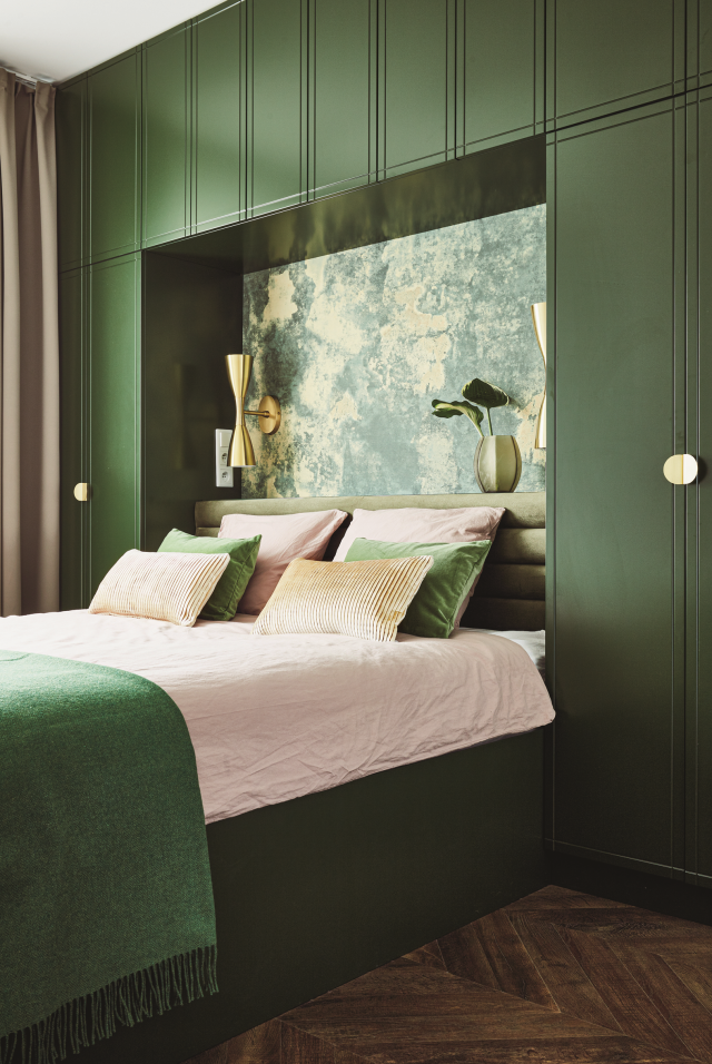 Zielona sypialnia