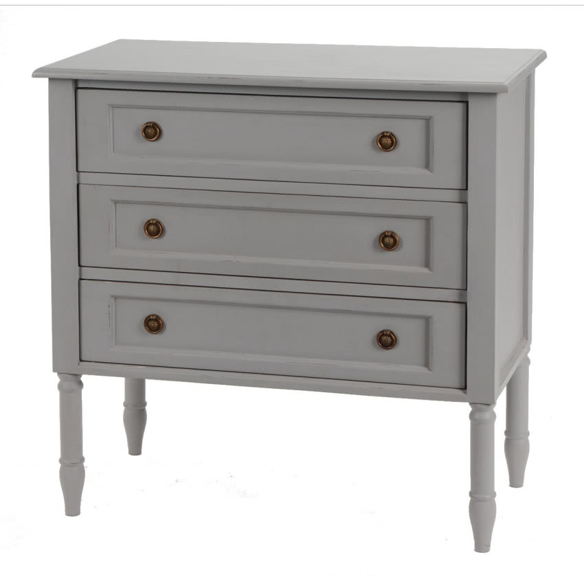 Komoda Brice, 3 szuflady, drewno i mdf...