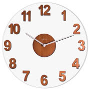 Ribbonwood
Zegar z drewna bukowego, śr. 51,4...