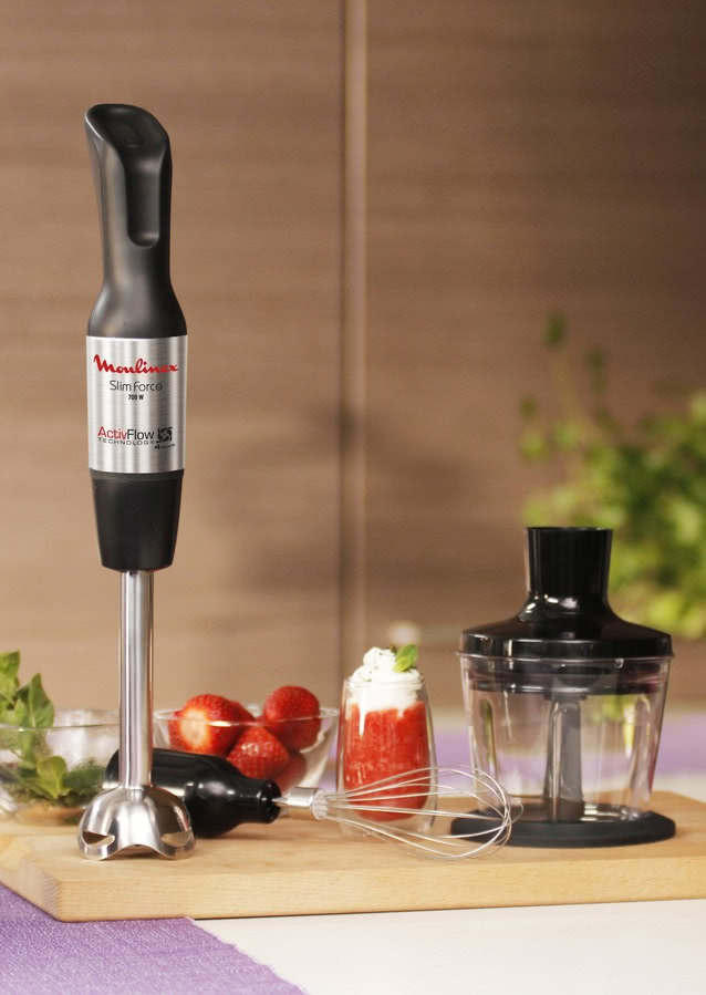 Deser przygotowany przy użyciu blendera...