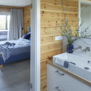 Łazienka została tu połączona z sauną. Piękne...