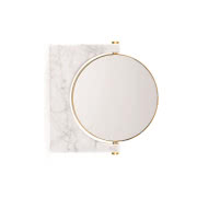 Komplet świeczników na podgrzewacze z marmuru...