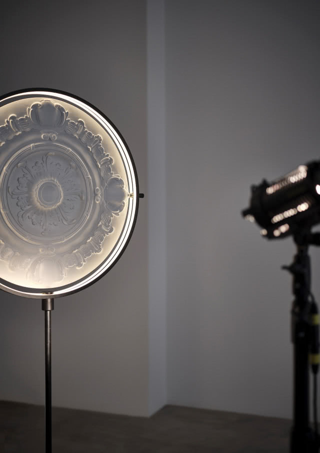 lampa stojąca rozeta