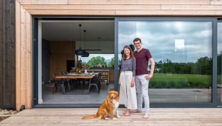 Nowoczesna stodoła na Mazurach