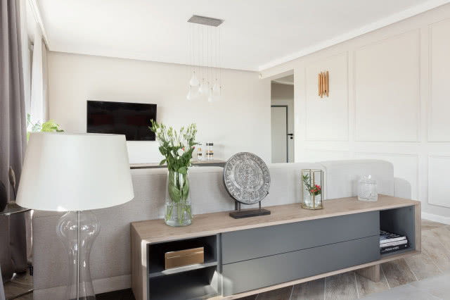 Salon w stylu Modern Classic