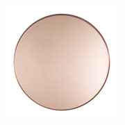 Lustro Scandi Mono, miedziane