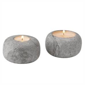 Kamienne świeczniki