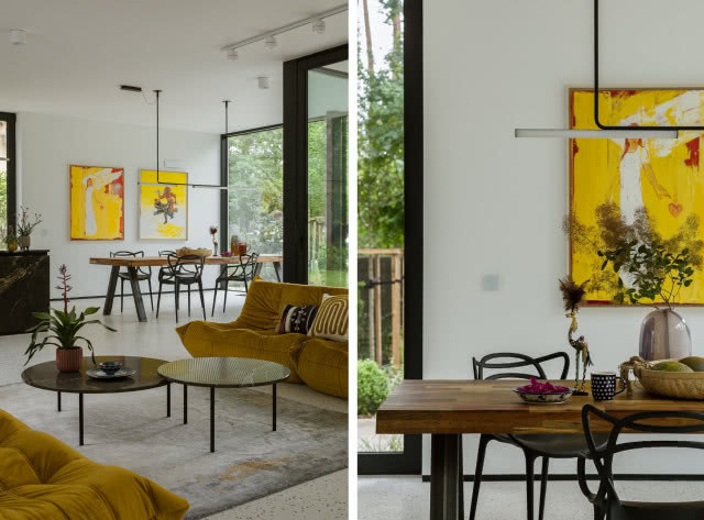 żółte sofy Togo Ligne Roset