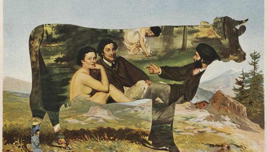Jiři Kolař - Kolaż z łasiczką