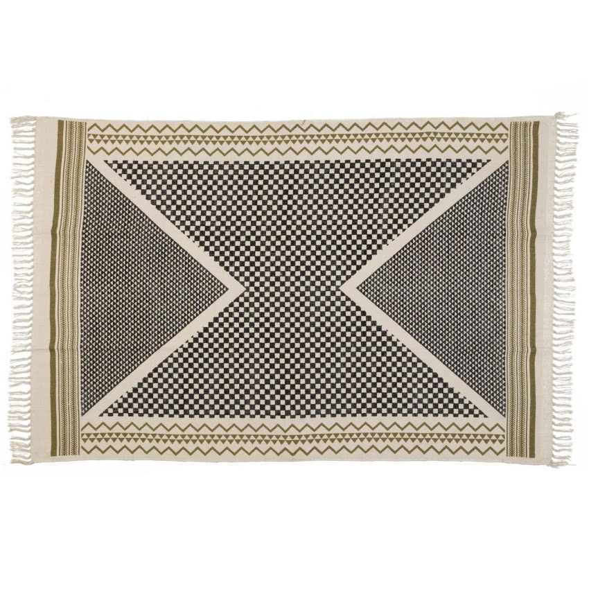 Ręcznie tkany dywan z bawełny Metro, Westwing...