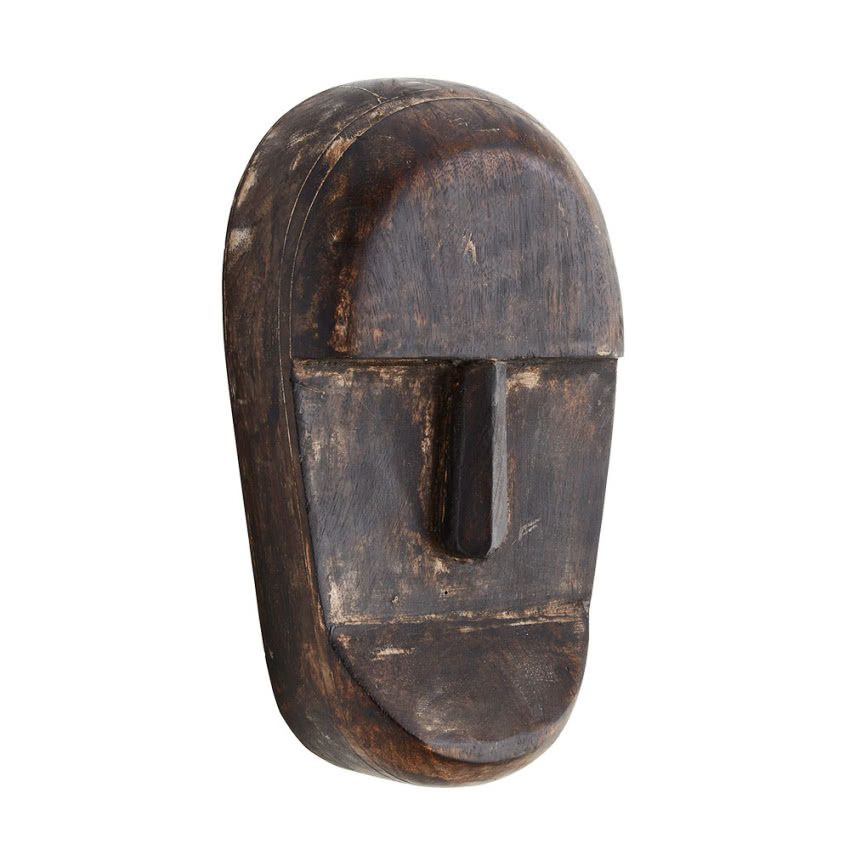 DREWNIANA MASKA Z MANGOWCA, Madam Stoltz,  219 zł