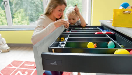 Organizacja szuflad w kuchni, sypialni, łazience i pokoju dziecięcym