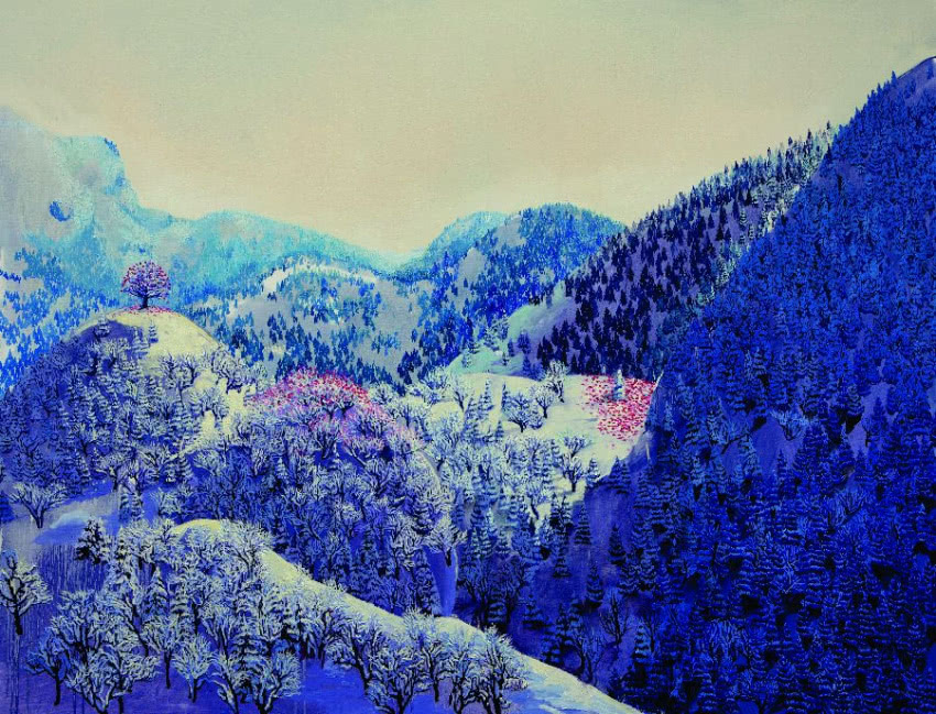 Katarzyna Kukuła, "Zima, wiosna...", 2013, olej,...