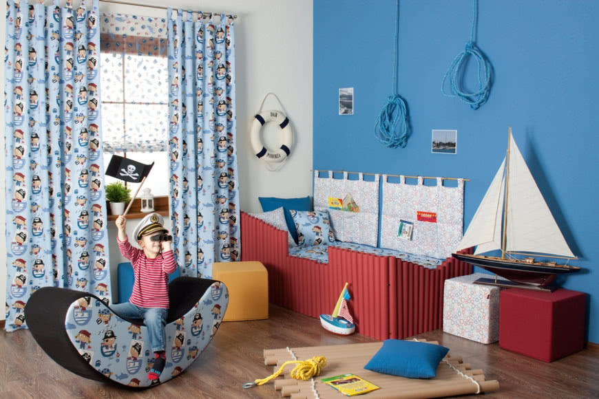 Mały pirat - dekoracje do pokoju dziecka