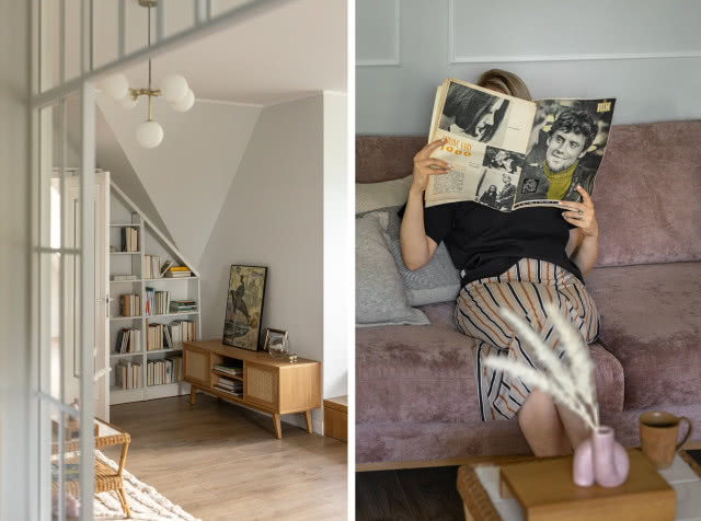 Aranżacja mieszkania dla kobiety na poddaszu