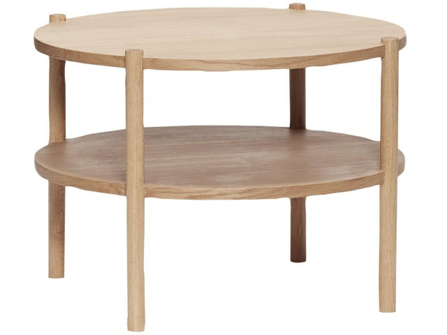 Stolik kawowy Ace 60 cm drewniany