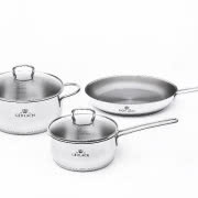 Komplet garnków Solid - 9 elementów. Gerlach