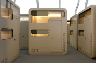 Sleepbox - najmniejszy hotel świata