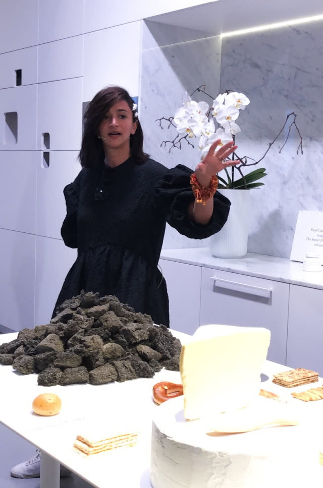 Wystawa z jedzenia podczas Milan Design Week