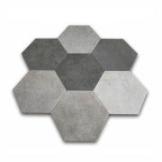 Płytki ceramiczne Hexagon Multi Cold 25x22 cm
