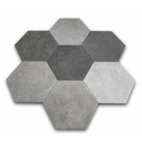 Płytki ceramiczne Hexagon Multi Cold 25x22 cm