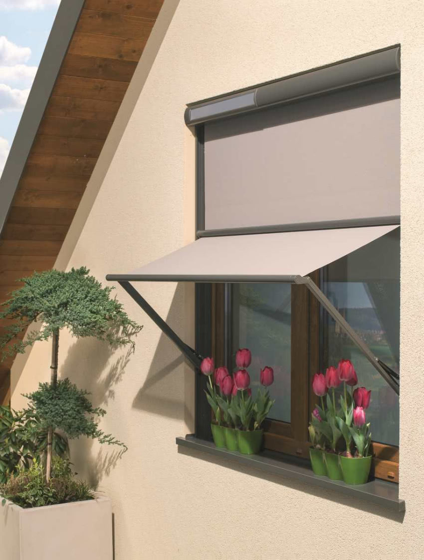 Markizoleta zapewnia ochronę przed upałem, a...