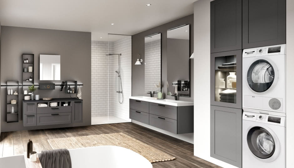 Jak stworzyć piękny i funkcjonalny kącik pralniczy w łazience?