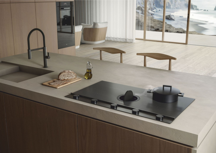 Płyta indukcyjna zintegrowana z okapem...