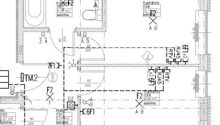 Biel i drewno w łazience